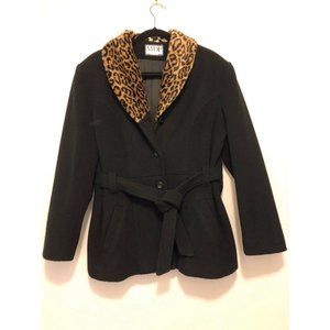 Vintage MDP cheeta colar jacket